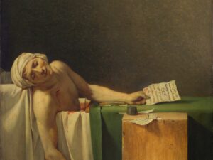 Death of Marat by David (cropped )