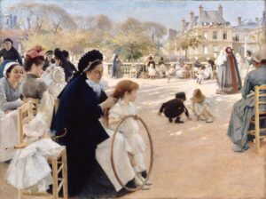 Albert Edelfelt (–) The Luxembourg Gardens, Paris Pariisin Luxembourgin puistossa () Albert Edelfelt (–) The Luxembourg Gardens, Paris Pariisin Luxembourgin puistossa ()