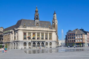 Charleroi Place Vauban et Hôtel de ville